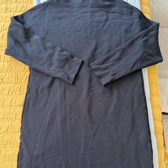 Frank & Eileen Black Long Sleeve Izzie sweatshirt party Dress - Picture 6 of 7